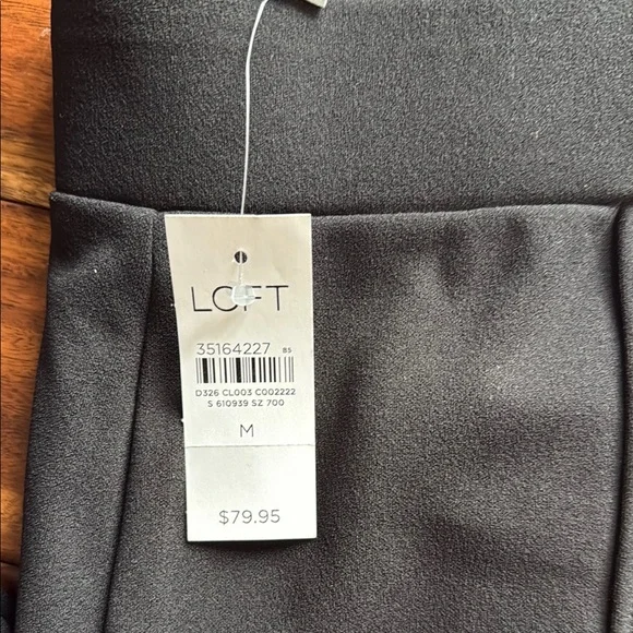 LOFT - Black Wide Leg - women’s Trousers/ Pants - Picture 3 of 7